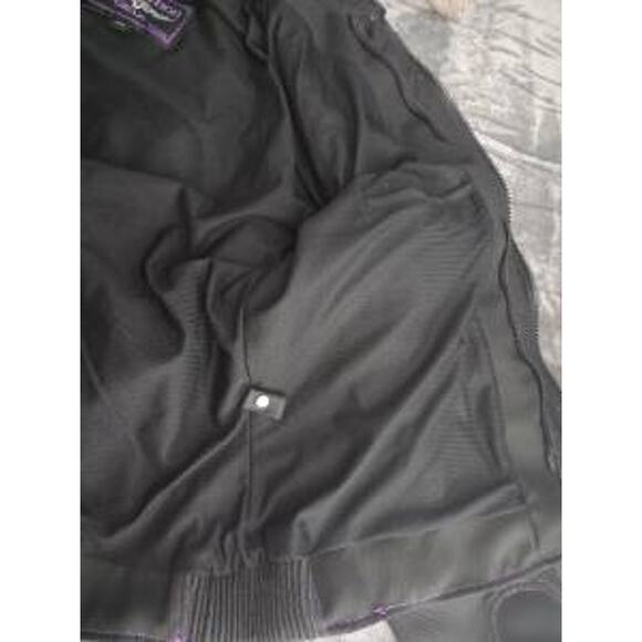 Women’s Moto Jacket Milwaukee Performance Black Purple - Picture 6 of 10